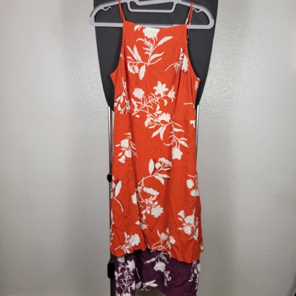 Ann Taylor Petite Mixed Floral Flare Dress‎ Women's Size 2P